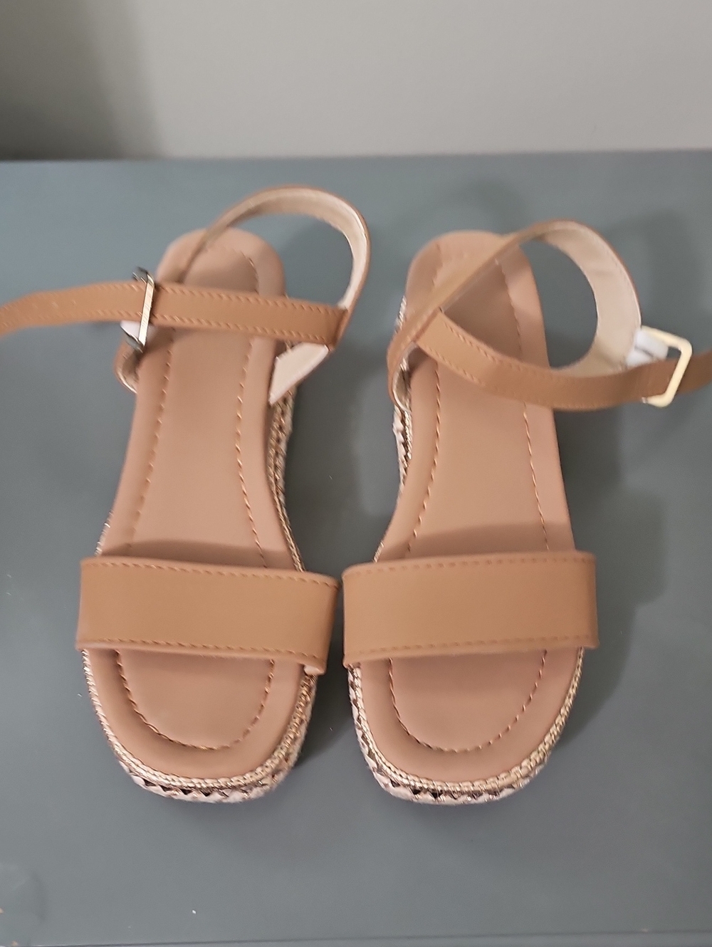 Women’s Tan Ankle Strap Sandals
